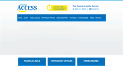 Desktop Screenshot of dentalaccess.com